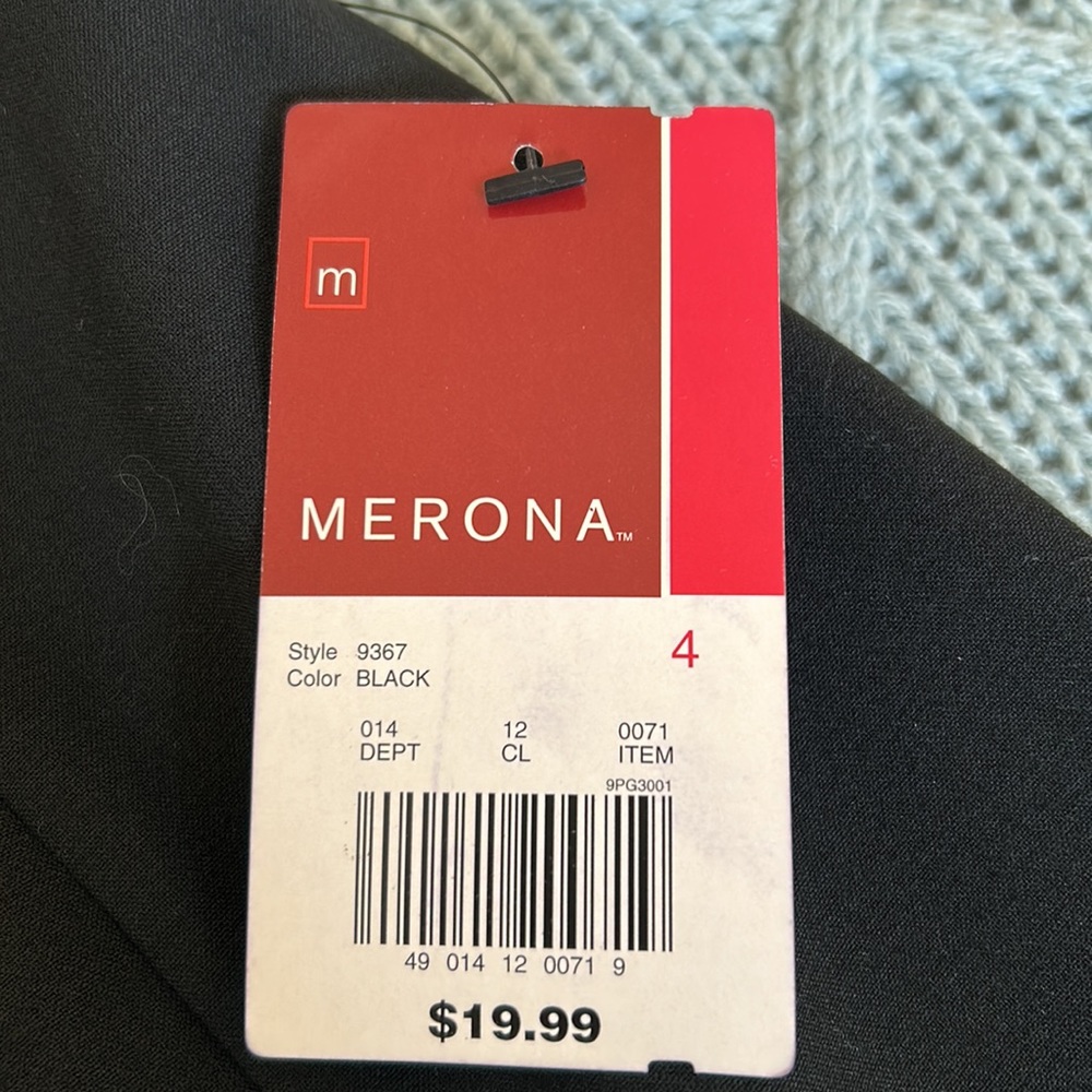 NWT Merona Black Skirt Size 4 - Picture 6 of 10